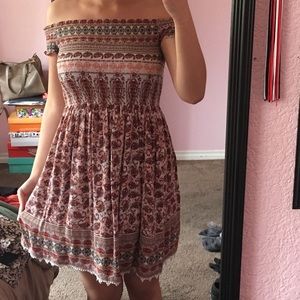 Off the shoulder dress